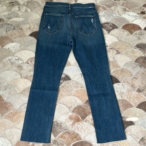 Mother Mid Rise Dazzler Ankle Fray in Weekend Warrior Wash Size 31 - Picture 4 of 7